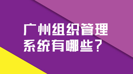 組織管理系統(tǒng)有哪些