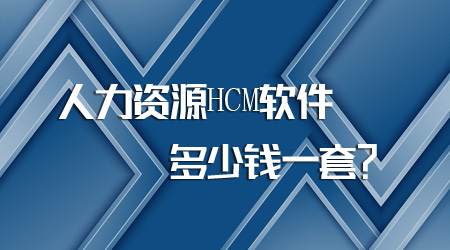 HCM軟件多少錢